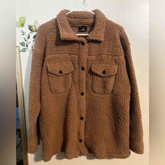 32 Degrees Women's Sherpa Shirt Jacket - Picture 3 of 3